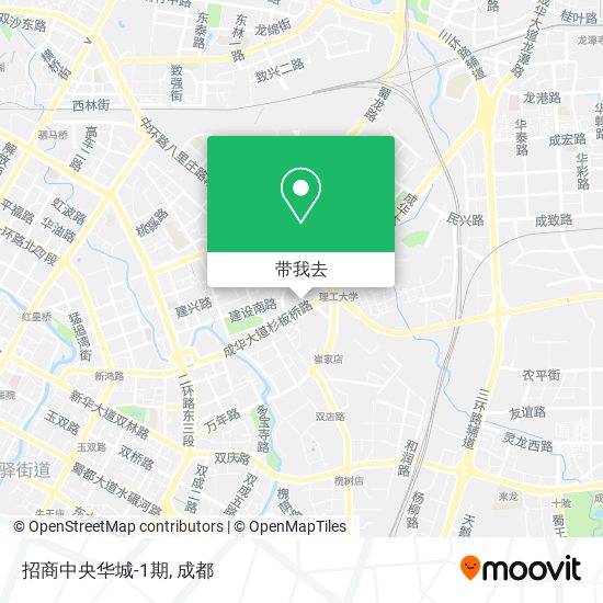 招商中央华城-1期地图