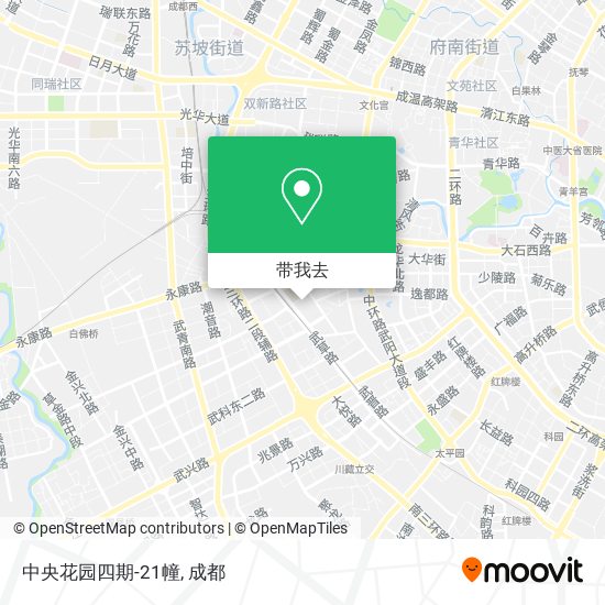 中央花园四期-21幢地图