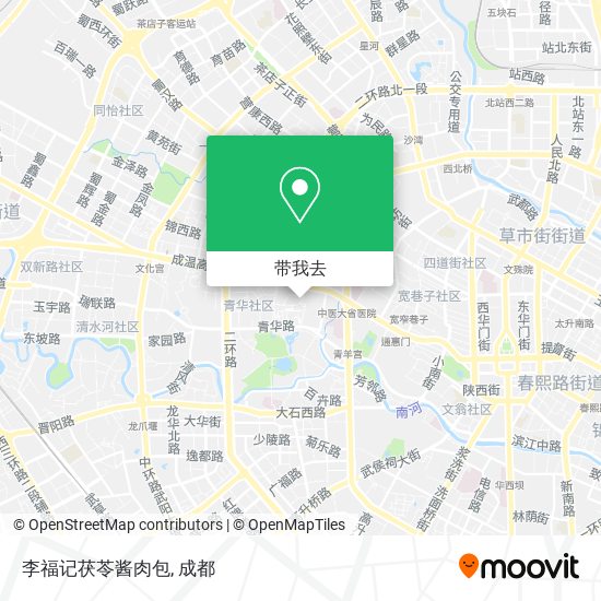 李福记茯苓酱肉包地图
