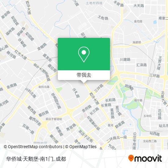 华侨城·天鹅堡-南1门地图