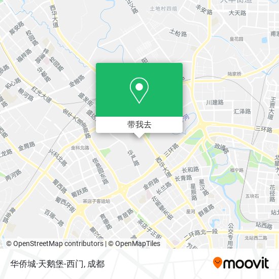 华侨城·天鹅堡-西门地图