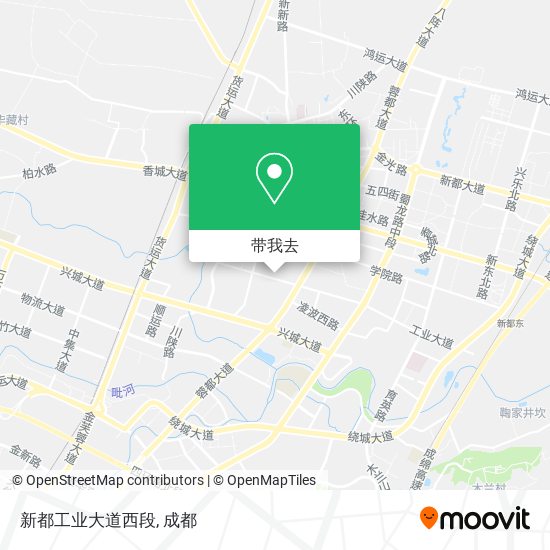 新都工业大道西段地图