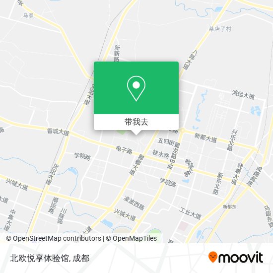 北欧悦享体验馆地图