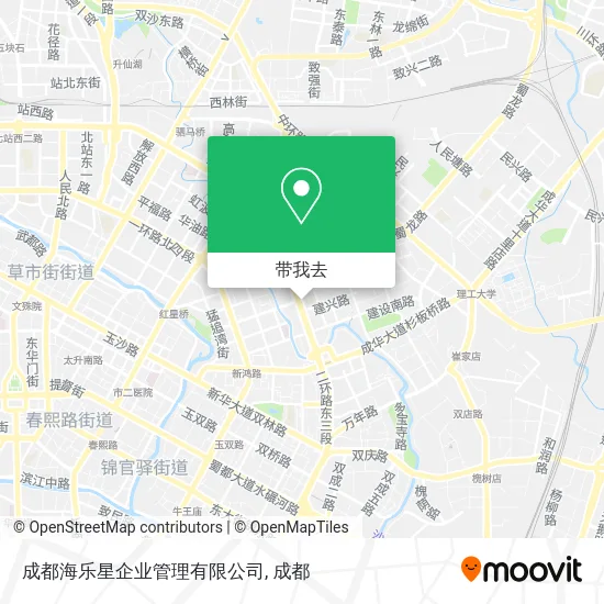 成都海乐星企业管理有限公司地图