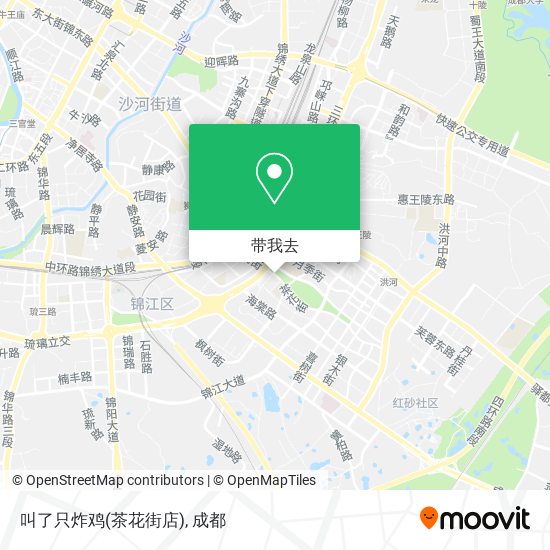 叫了只炸鸡(茶花街店)地图