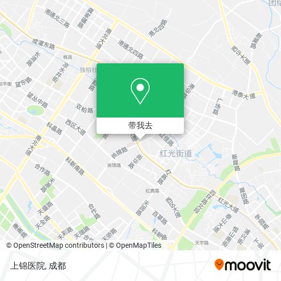 上锦医院地图