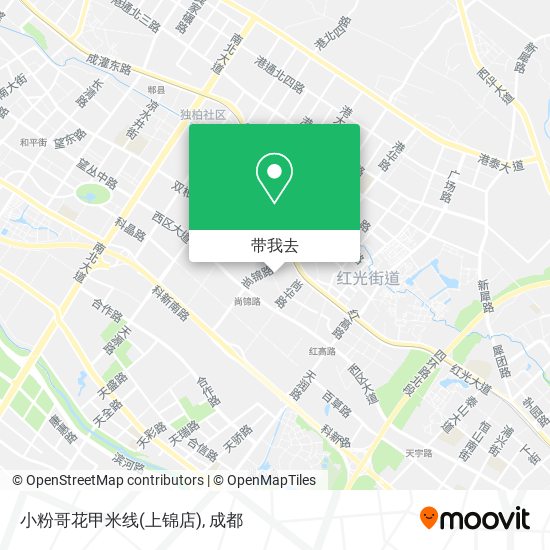 小粉哥花甲米线(上锦店)地图