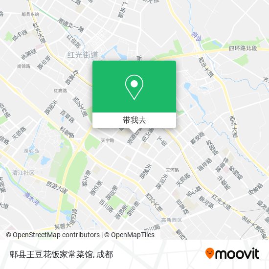 郫县王豆花饭家常菜馆地图