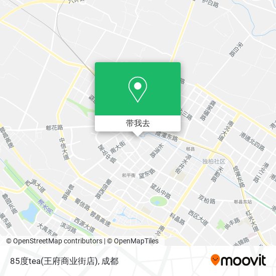 85度tea(王府商业街店)地图