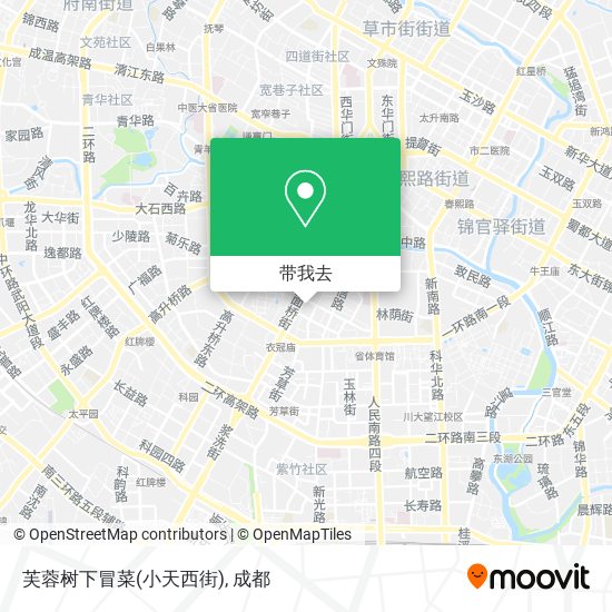 芙蓉树下冒菜(小天西街)地图