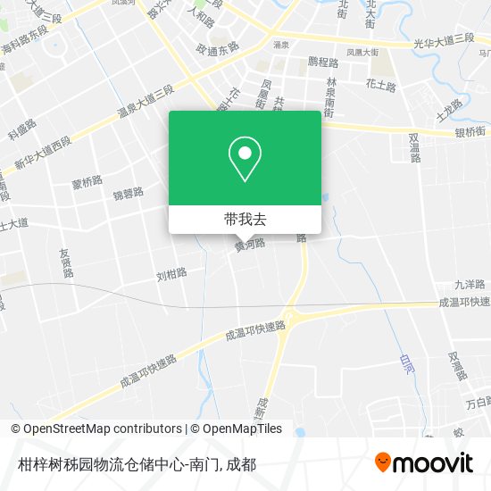 柑梓树秭园物流仓储中心-南门地图