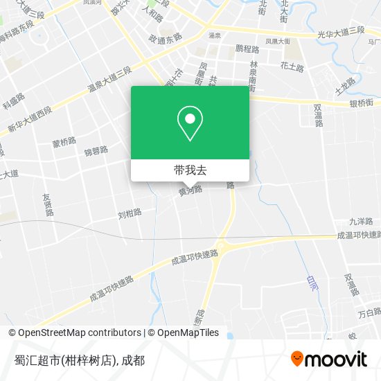蜀汇超市(柑梓树店)地图