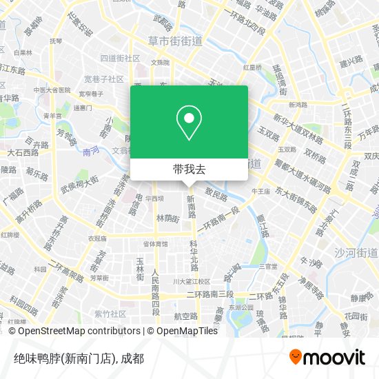 绝味鸭脖(新南门店)地图