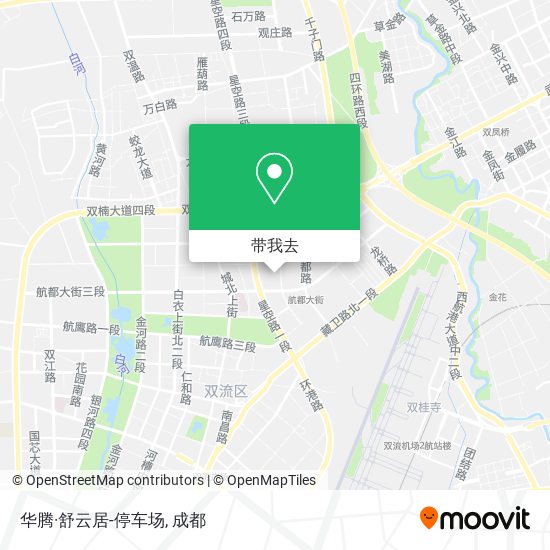 华腾·舒云居-停车场地图