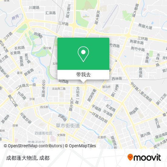 成都蓬大物流地图