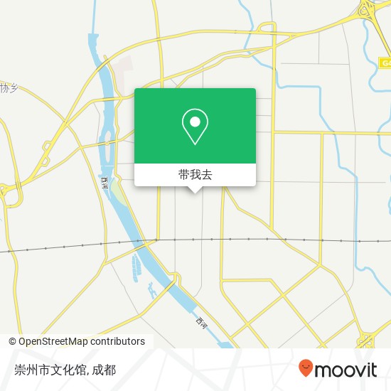 崇州市文化馆地图