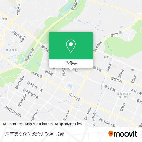 习而远文化艺术培训学校地图