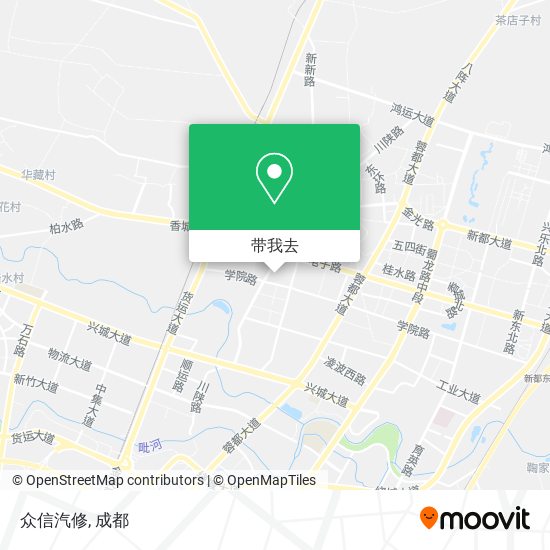 众信汽修地图