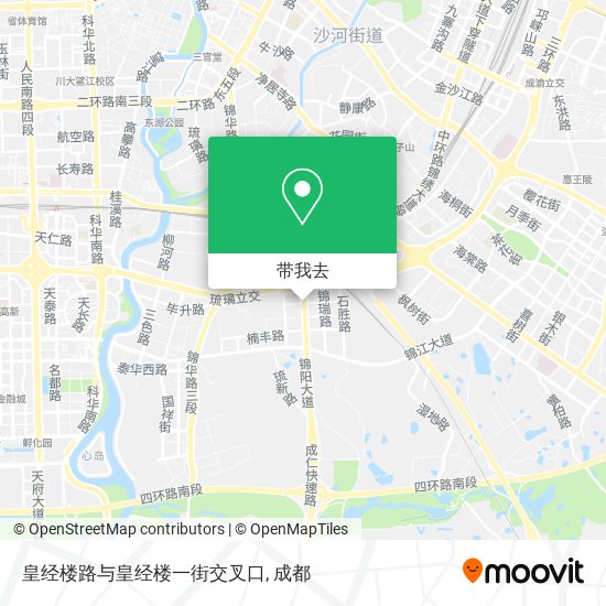 皇经楼路与皇经楼一街交叉口地图