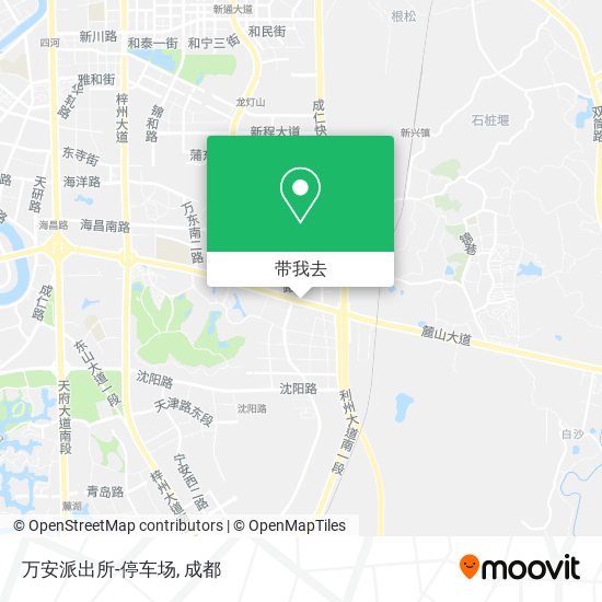 万安派出所-停车场地图