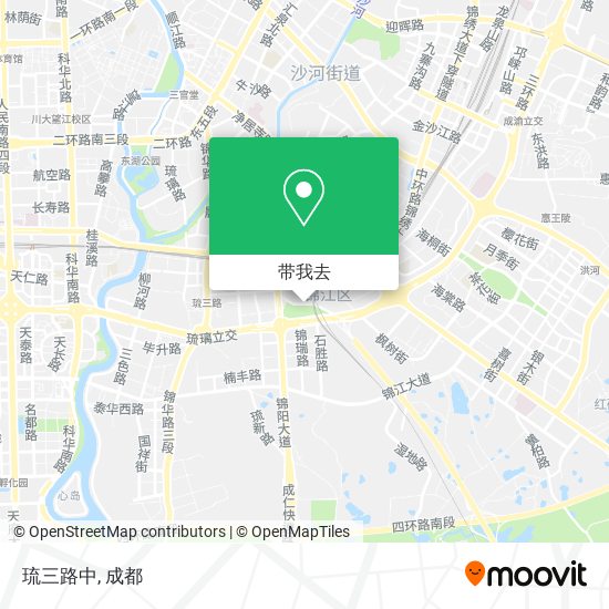 琉三路中地图