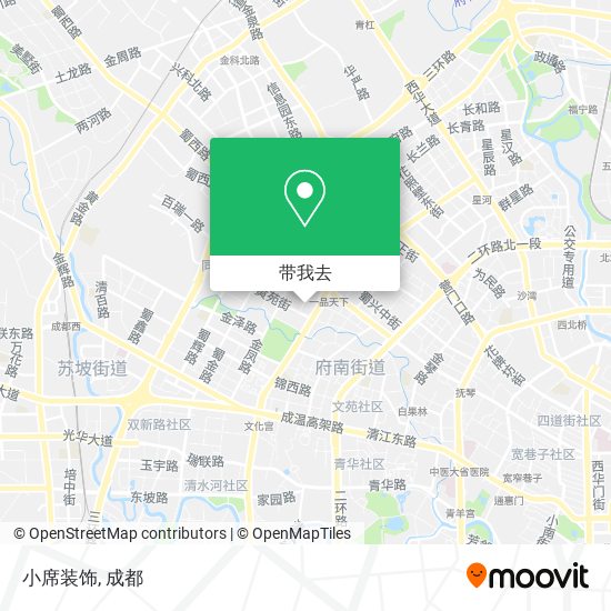 小席装饰地图