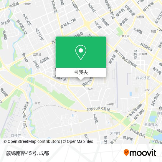 簇锦南路45号地图