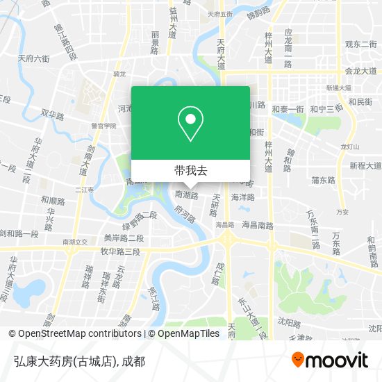 弘康大药房(古城店)地图