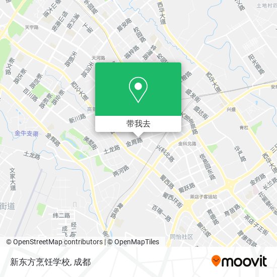 新东方烹饪学校地图