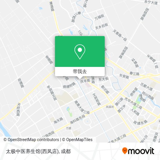 太极中医养生馆(西凤店)地图