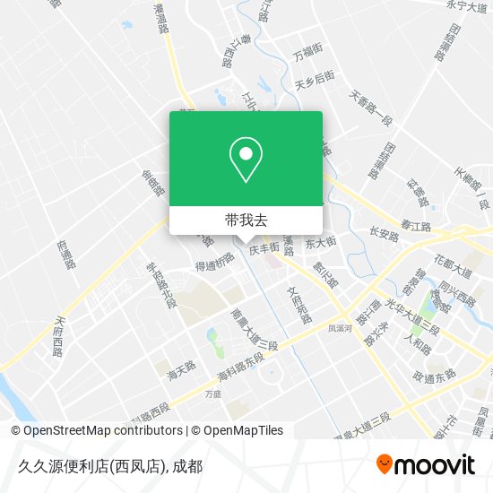 久久源便利店(西凤店)地图