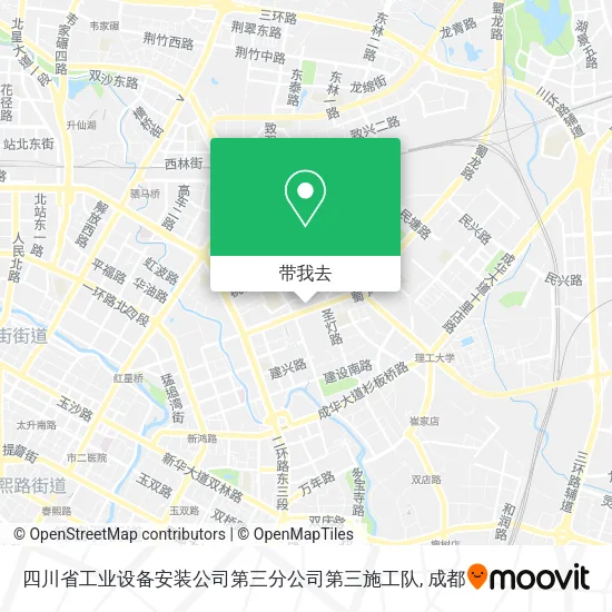 四川省工业设备安装公司第三分公司第三施工队地图