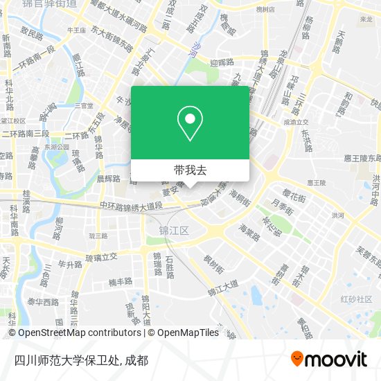 四川师范大学保卫处地图
