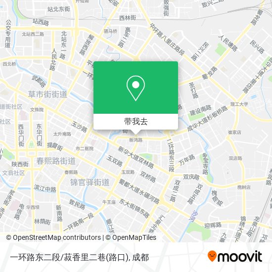 一环路东二段/菽香里二巷(路口)地图