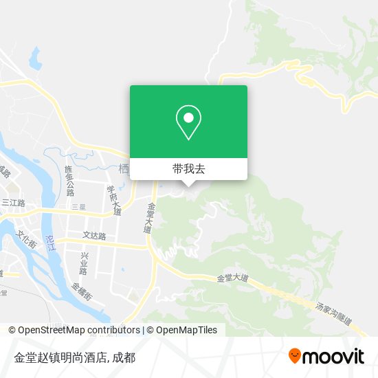 金堂赵镇明尚酒店地图
