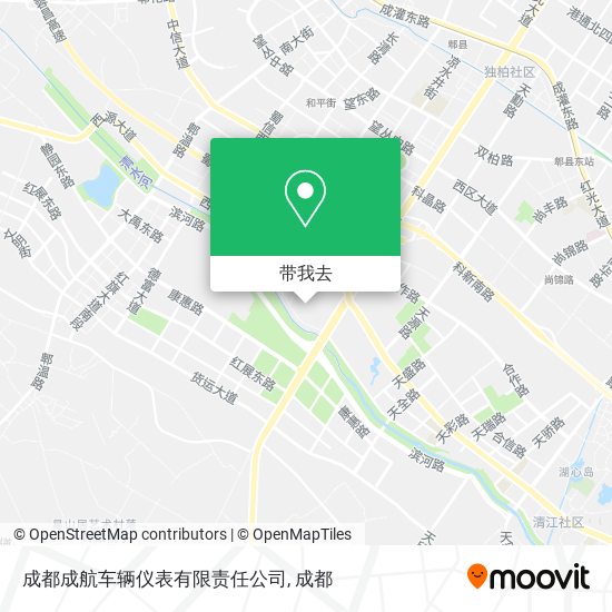 成都成航车辆仪表有限责任公司地图