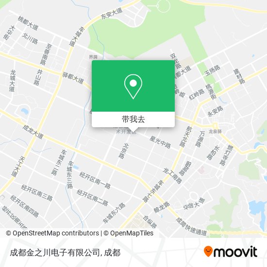 成都金之川电子有限公司地图