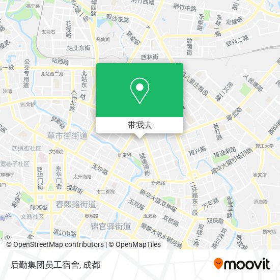 后勤集团员工宿舍地图