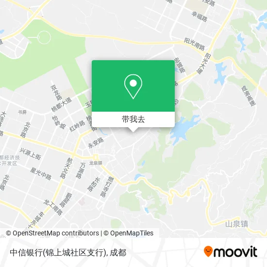 中信银行(锦上城社区支行)地图
