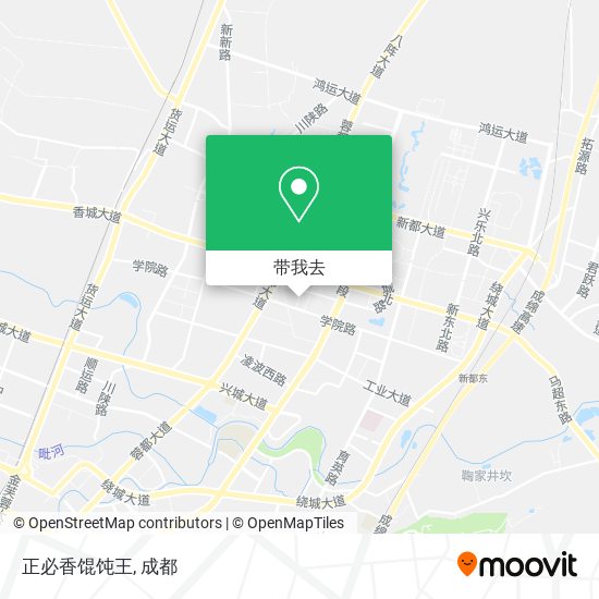 正必香馄饨王地图