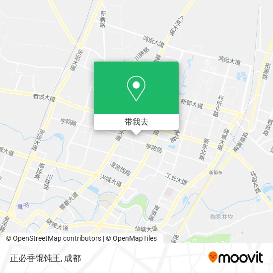 正必香馄饨王地图