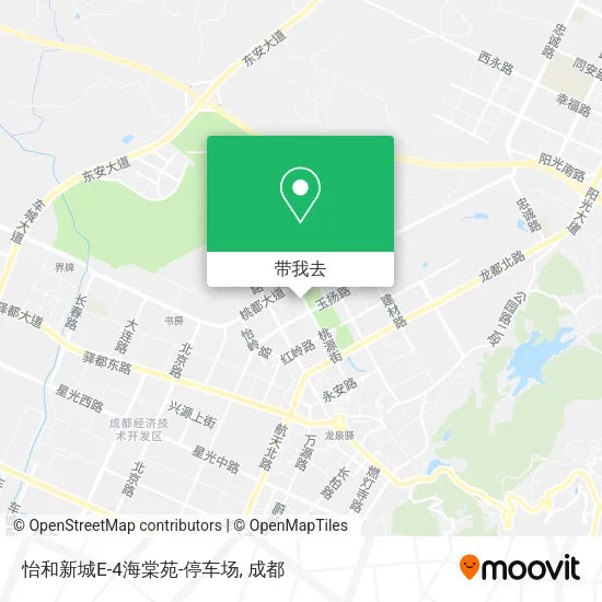 怡和新城E-4海棠苑-停车场地图