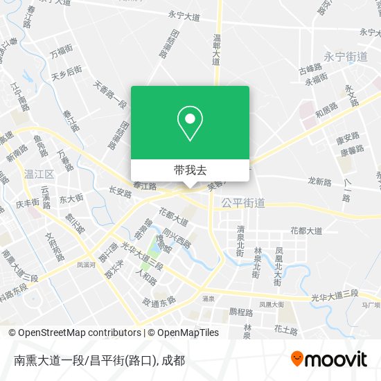 南熏大道一段/昌平街(路口)地图