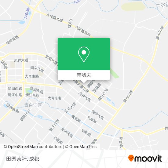 田园茶社地图
