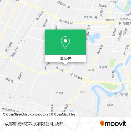 成都海威华芯科技有限公司地图