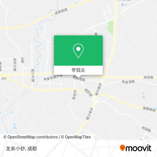 龙泉小炒地图