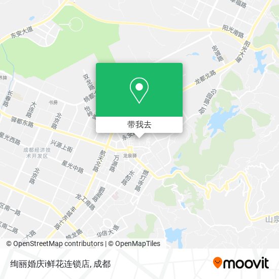 绚丽婚庆i鲜花连锁店地图