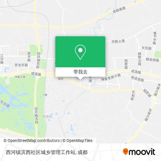 西河镇滨西社区城乡管理工作站地图