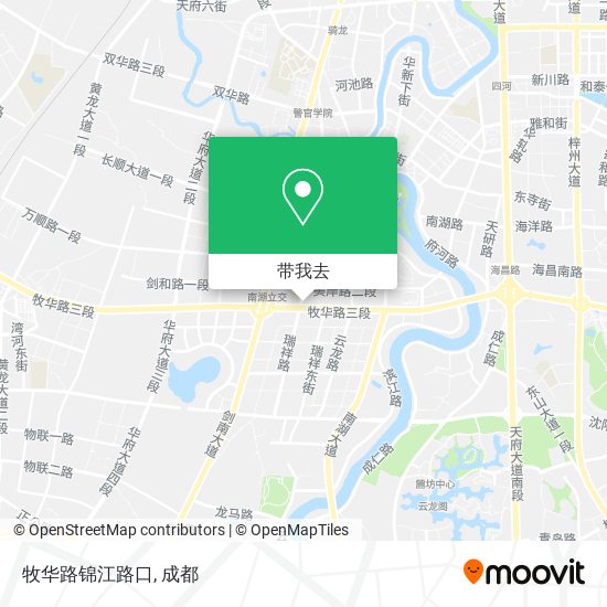 牧华路锦江路口地图