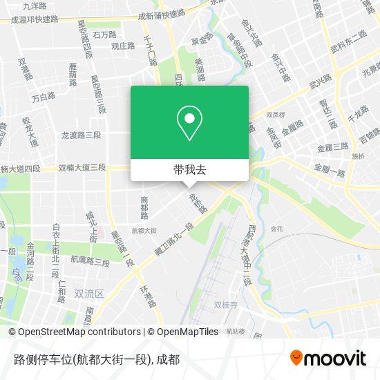 路侧停车位(航都大街一段)地图